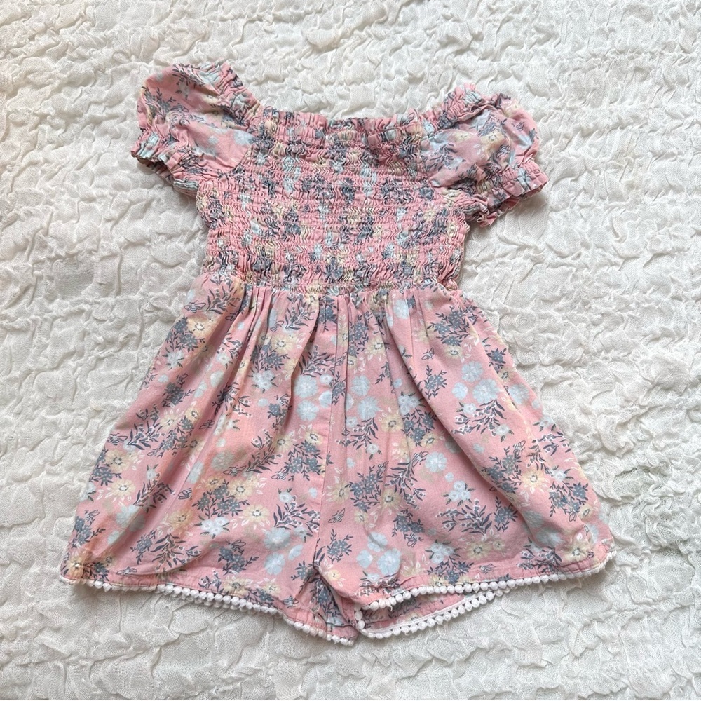 Joie Pink Floral Kids Romper